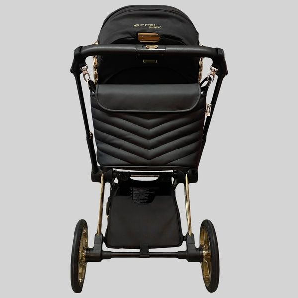 Уцінка!!! Сумка на коляску чорна екошкіра Decoza Moms (S-Y-K001-E-M)