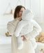 Зимовий комбінезон з закритими ніжками "Білий" Decoza Moms (zimakomb03-PM008) 56-62 см 2