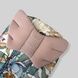 Подушка у візок "Крила Ангела" Японські квіти і бежевий муслін Decoza Moms (Pillow-В4718-MS003) 2