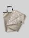 Плед для пляжу і пікніка Mini "Бежевий оксфорд і бежева геометрія" Decoza Moms (PledM-B0006-O095) 1.17х1.58 м