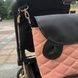 Сумка на коляску Пудра и Черная экокожа Decoza Moms (S-K017-K001-R-EM) 5