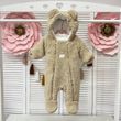 Демісезонний комбінезон Тедді бежевий Decoza Moms (TeddyDM36-6113-W04) 62-68 см