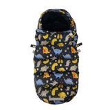 Зимний футмуф в коляску "Теплик" Дино желтые Decoza Moms (futmuf100-OP001-pl016) 100х47 см