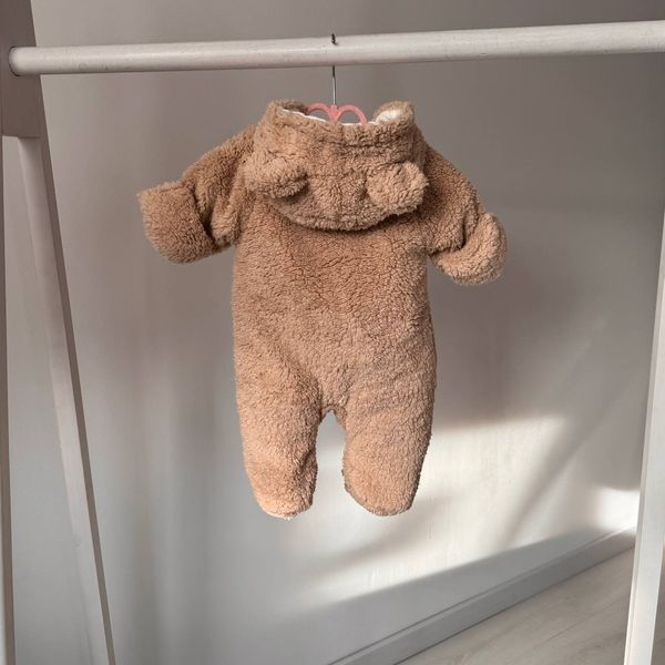 Демісезонний комбінезон Тедді бежевий Decoza Moms (TeddyDM36-6113-W04) 62-68 TeddyDM912-6113-W04 фото