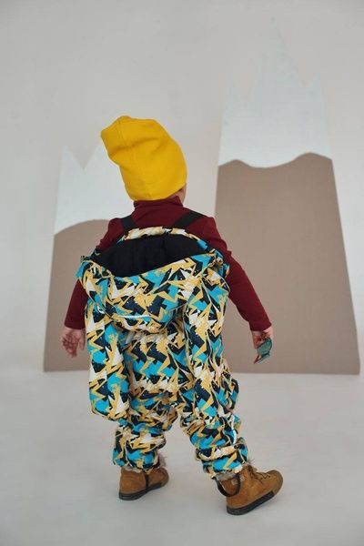 Зимний комбинезон "Геометрия" Decoza Moms (zimk98104-OP030-pl016) 98-104 см
