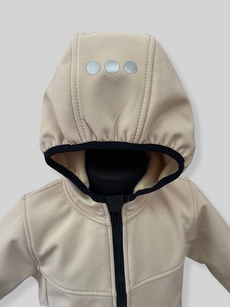 Куртка "Softshell" Бежевая Decoza Moms (KSoft104-SHh2) 104 см