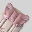 Подушка в коляску "Крылья Ангела" Пудровый цвет и бежевый муслин Decoza Moms (Pillow-S2652-MS003)