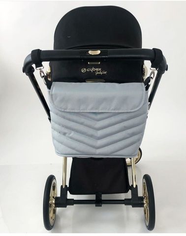 Сумка на коляску Светло серый оксфорд Decoza Moms (S-O045-E-M)